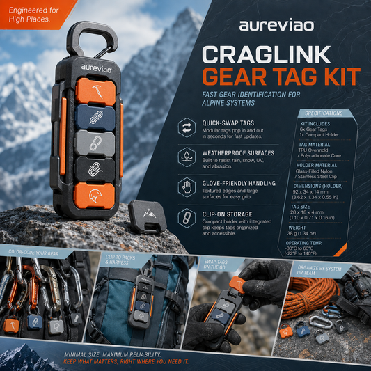 Aureviao™ CragLink Gear Tag Kit